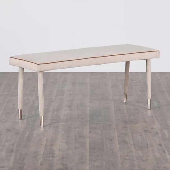 Antonio Fabric Dining Bench- Beige