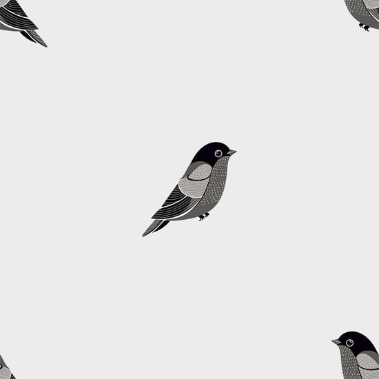 Medley-Be Bold Embroidered Cotton Door Curtain   : 120 x 225 cm White