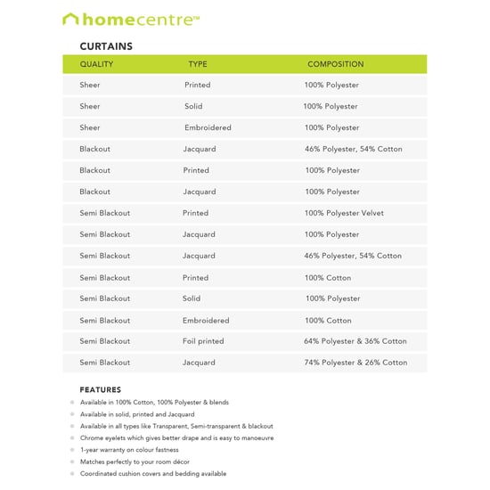 Medley-Be Bold Embroidered Cotton Door Curtain   : 120 x 225 cm White