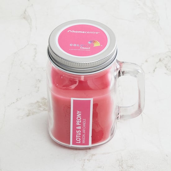 Colour Connect Lotus and Peony Scented Mason Jar Candle