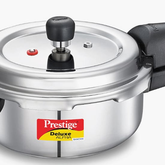 PRESTIGE Deluxe Alpha Svachh Stainless-Steel Pressure Cooker 3L