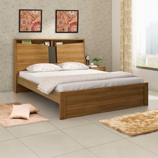 Quadro Flex King Bed - Brown