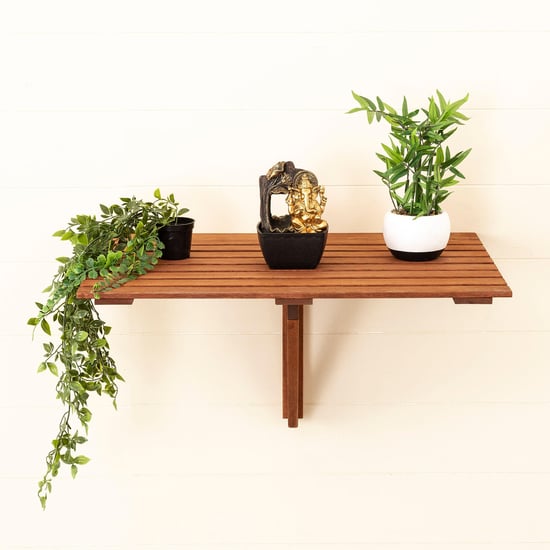 Juliet Wall Mounting Table - Brown