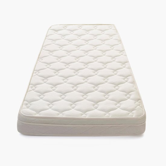 Restofit Ultima 4+2 Inches Orthopaedic Single Mattress with Memory Foam, 90x190cm - White