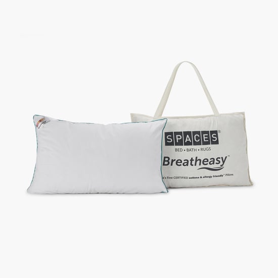 SPACES Breatheasy White Pillow 43 cm x 68 cm