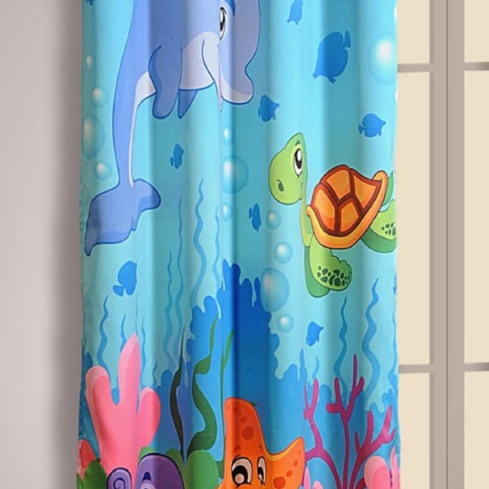 SWAYAM Printed Kids Blackout Door Curtain- 122 x 228 cm