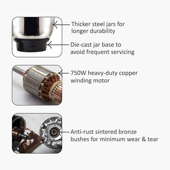 WONDERCHEF Premium Mixer Grinder