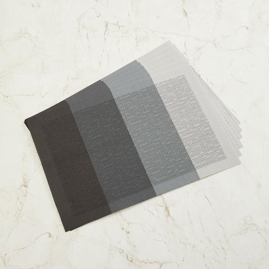 Eden Set of 6 Polyester Striped Placemats