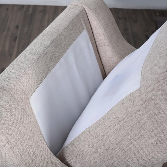 Santiago Fabric 3+2 Seater Sofa Set - Beige