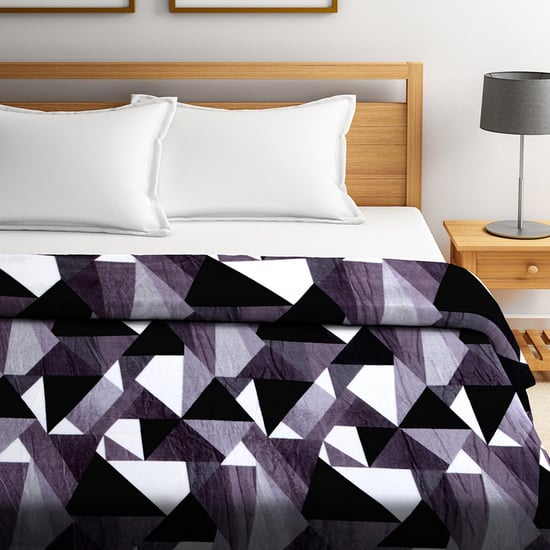 PORTICO Feather Coral Printed Double Comforter - 2.0 x 2.20 m