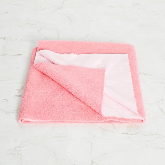 Corsica Solid Baby Sheets - Single Pc. -  Polyester - 100 cm x 70 cm - Pink