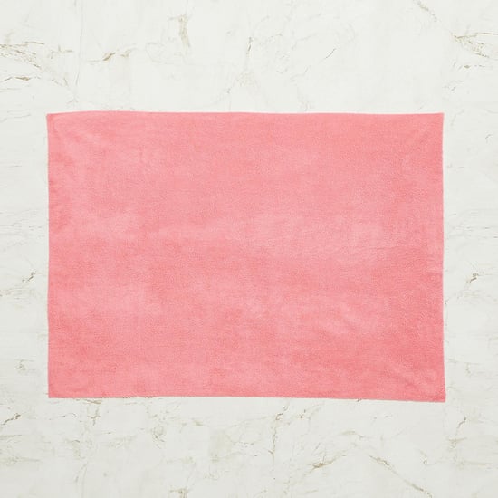 Corsica Solid Baby Sheets - Single Pc. -  Polyester - 100 cm x 70 cm - Pink