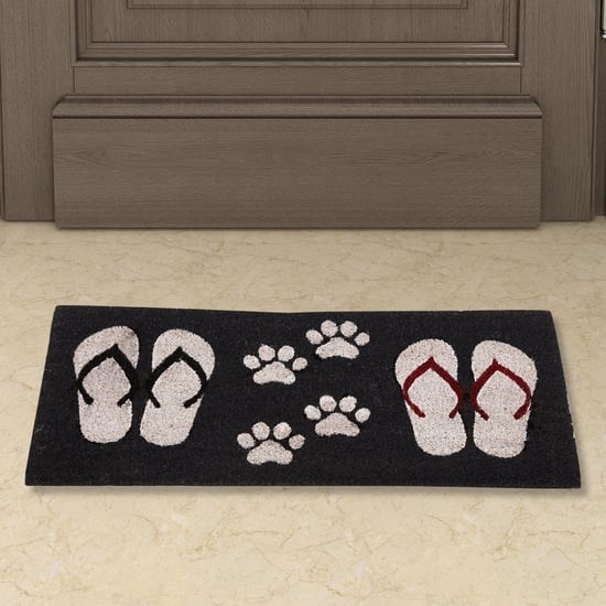 Corsica Onyx Coir Printed Doormat - 30x70cm