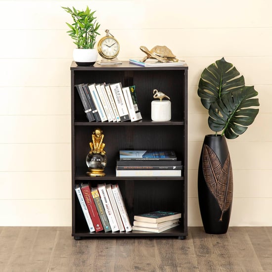 Helios Arvis Canalis 3-Tier Book Shelf - Brown
