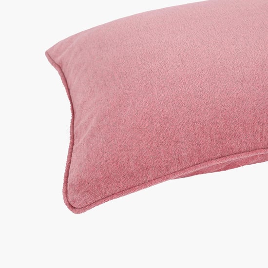 MASPAR Charlotte Pink Solid Cotton Pillow Cover - 50x75cm - Set of 2