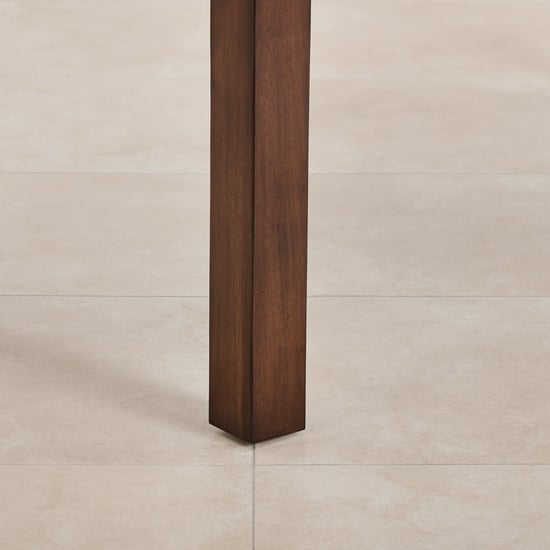 Harmony Sia Faux Marble Top 6-Seater Dining Table with Chairs - Beige