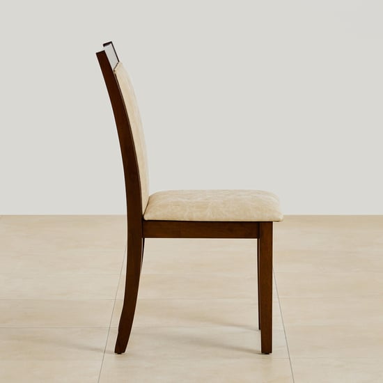 Harmony Sia Faux Marble Top 6-Seater Dining Table with Chairs - Beige