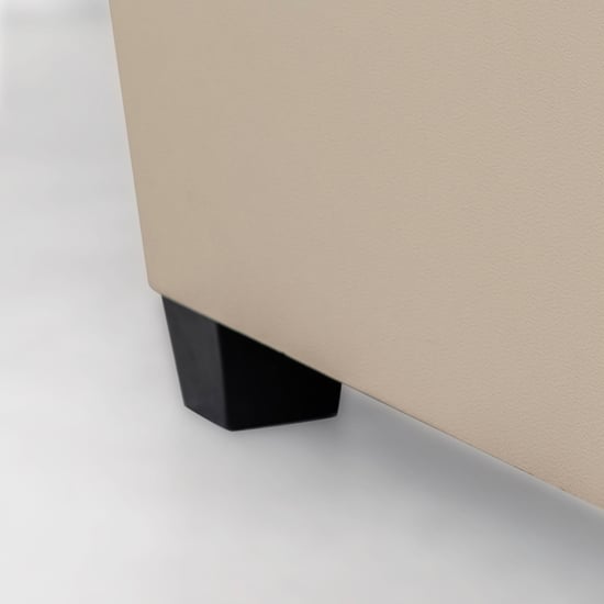 Helios Verona Faux Leather 1-Seater Recliner - Cream