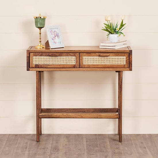 Cane Connection Sheesham Wood Console Table - Brown
