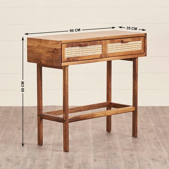 Cane Connection Sheesham Wood Console Table - Brown