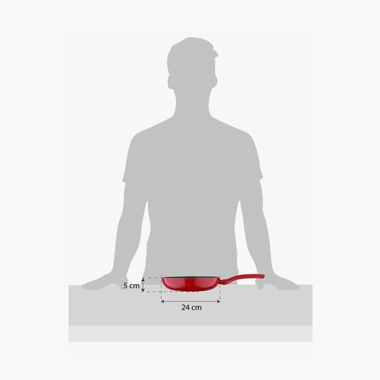 BERGNER Bellini+Pressed Aluminium Non-Stick Fry Pan - 24 cm