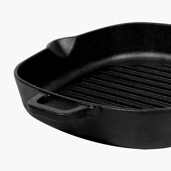 MEYER Cast Iron Grill Pan - 25 cm