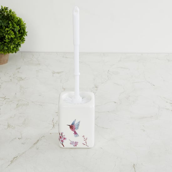 Blue Radiance Ceramic Toilet Brush Holder
