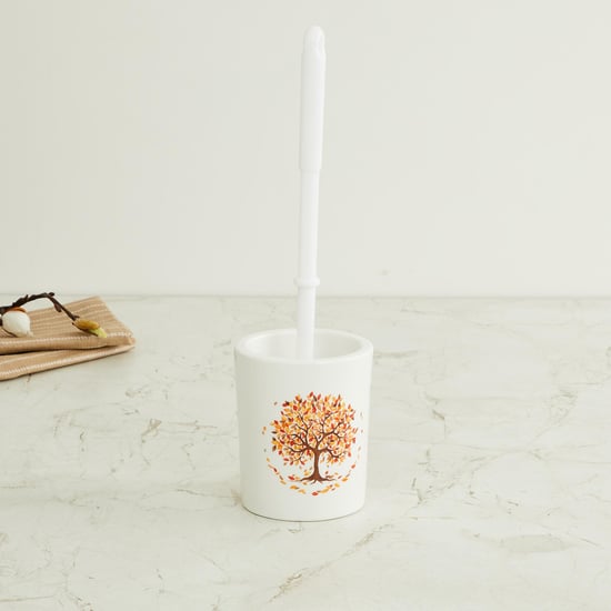 Medley Homespun Angela Printed Toilet Brush with Holder