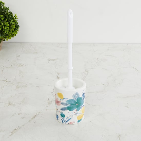 Quiet Nature Brian Printed Ceramic Toilet Brush Holder