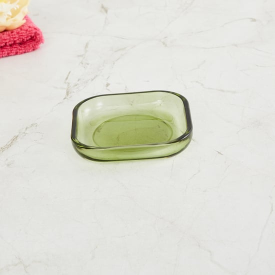 Organic Acacia Glass Soap Dish