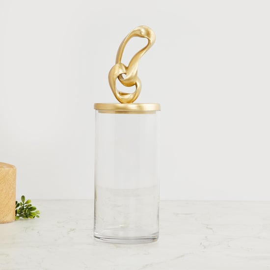 Eternity Abstract Decorative Jar with Lid
