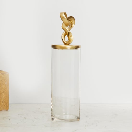 Eternity Abstract Decorative Jar with Lid