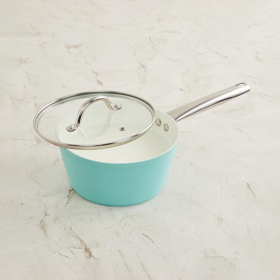 Chef Special Aluminium Milk Pan with Lid - 21cm