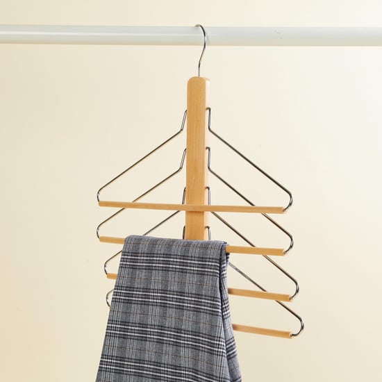 Winston Wood 4-Tier Trousers and Saree Hanger