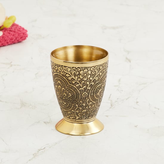 Raja Rani Imperial Textured Metal Tumbler