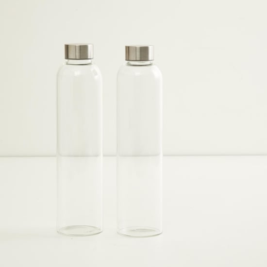 Victory Set of 2 Borosilicate Water Bottles - 800ml