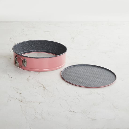 Bakers Pride Carbon Steel Springform Cake Pan 24cm Pink