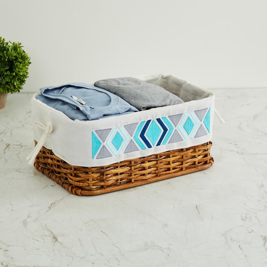 Wilton Chevron Printed Storage Basket