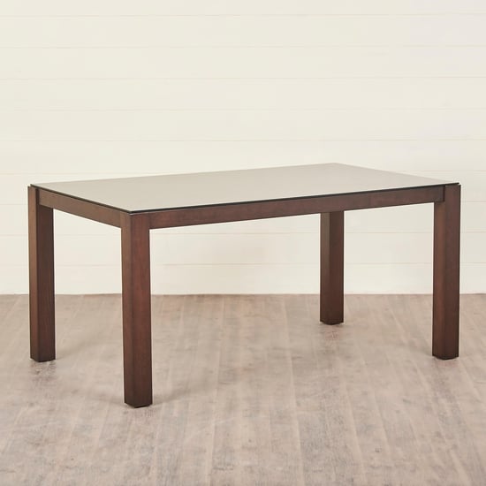 Spectra Beech Wood 6-Seater Dining Table - Brown