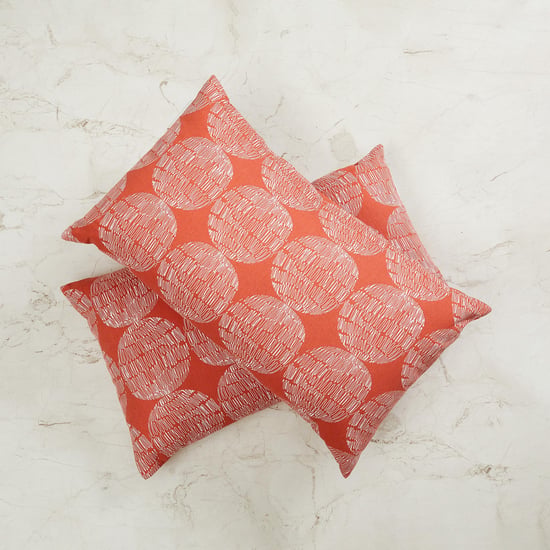 Ebony Printed Filled Cushion - Set of 2 Pcs - 30 x 50 cm