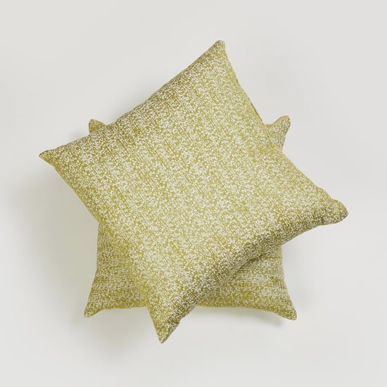 Ebony Yarn-Dyed Filled Cushion - Set of 2 - 45 x 45 cm