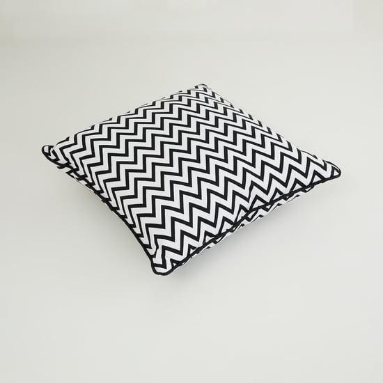 Laurel Chevron Printed Filled Cushion - 45 x 45 cm