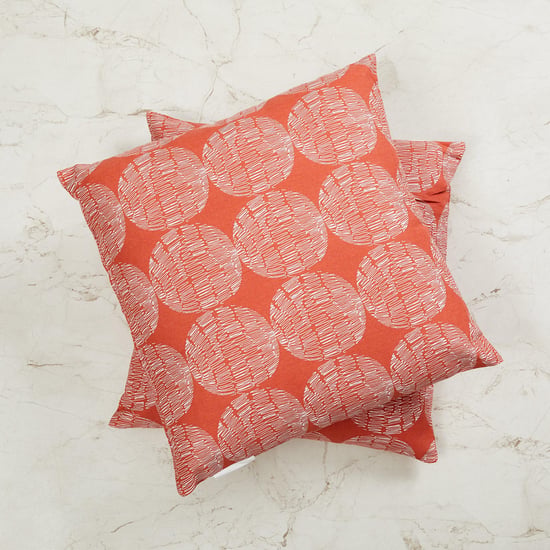 Ebony Printed Filled Cushion - Set of 2 Pcs - 40 x 40 cm