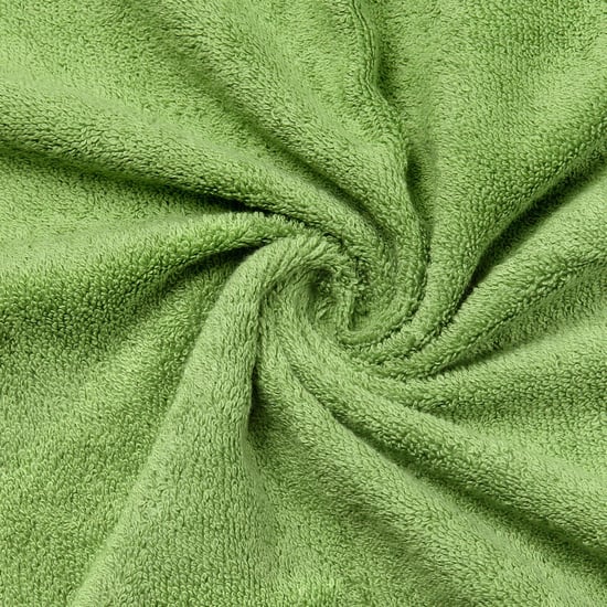 SPACES Colorfas Green Textured Cotton Bath Towel - 90x180cm