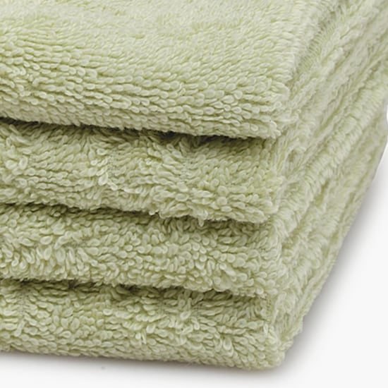 SPACES Organic Cotton Face Towel - Set of 4- 30 x 30 cm