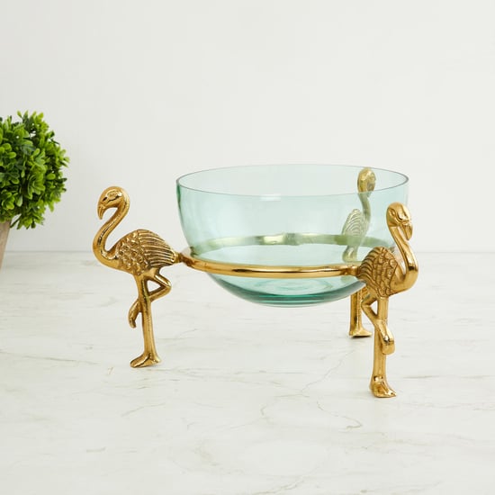 Splendid Flamingo Decorative Bowl