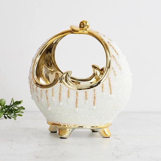 Ajmer Hendrix Textured Basket Table Accent