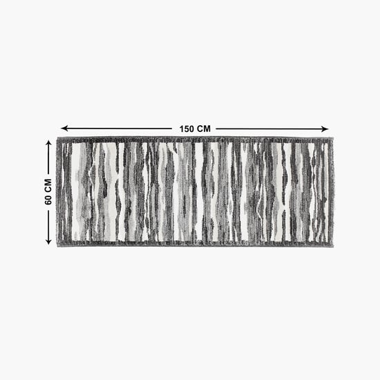 SPACES Allure White Textured Polypropylene Runner - 60x150cm