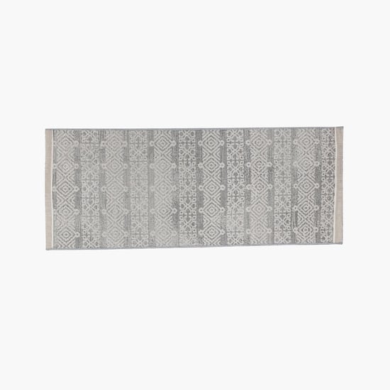 SPACES Allure Blue Textured Polypropylene Runner - 60x150cm