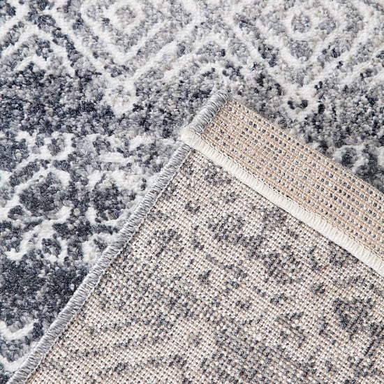 SPACES Allure Blue Textured Polypropylene Runner - 60x150cm